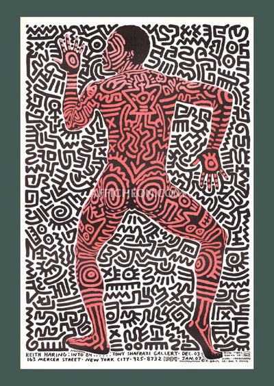 Keith Haring: 'Into 84' 1983 Offset-lithograph