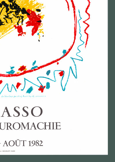 Pablo Picasso: 'Et la Tauromachie' 1982 Offset-lithograph