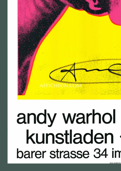 Andy Warhol: 'Cow Wallpaper (Yellow/Pink)' 1983 Silkscreen (Hand-signed)