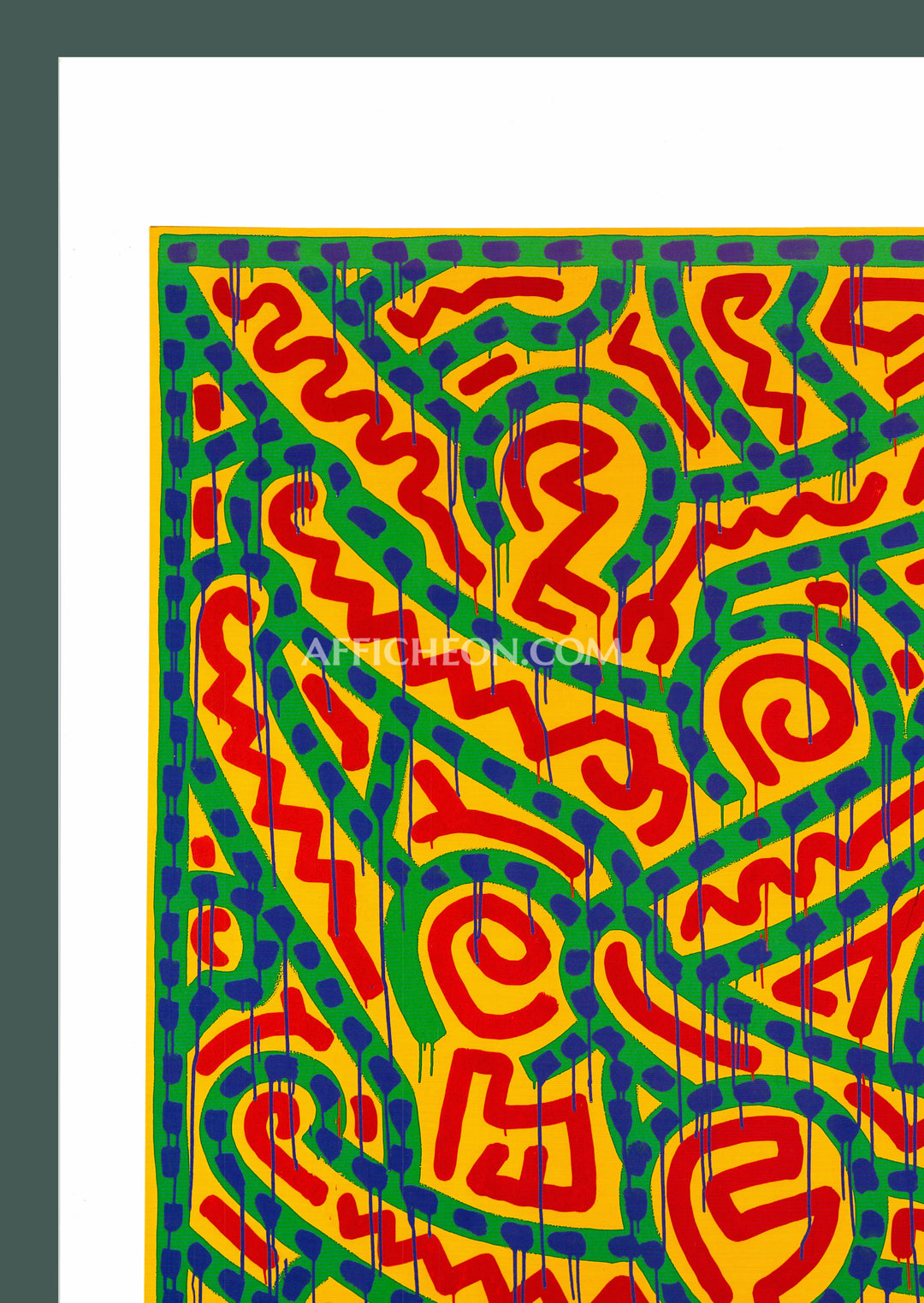 Keith Haring 'Untitled (1989)' 1998 Vintage Original Poster