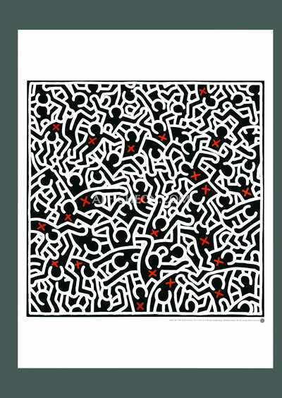 Keith Haring: 'Untitled (April 1985)' 1998 Offset-lithograph