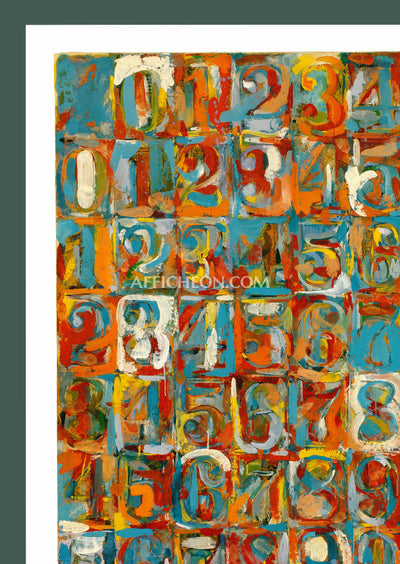 Jasper Johns: 'Numbers in Color' 1976 Offset-lithograph