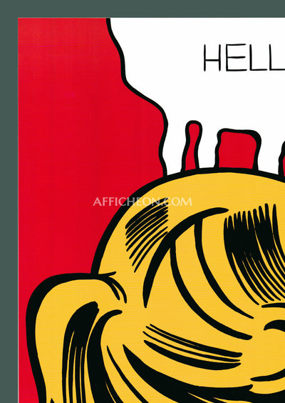 Roy Lichtenstein: 'Cold Shoulder' 1987 Offset-lithograph