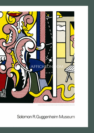 Roy Lichtenstein: 'Go for Baroque' 1993 Offset-lithograph