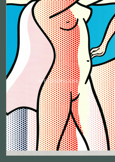 Roy Lichtenstein: 'Nudes with Beach Ball' 1994 Offset-lithograph