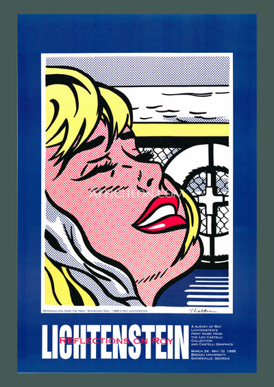 Roy Lichtenstein: 'Reflections on Roy' 1995 Offset-lithograph