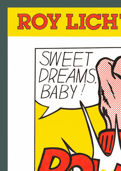 Roy Lichtenstein: 'Sweet Dreams, Baby!' 1982 Offset-lithograph