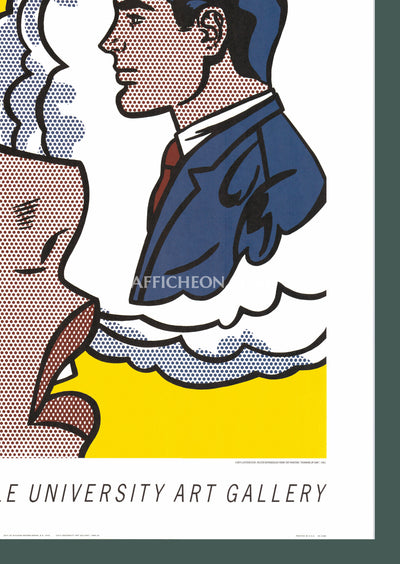 Roy Lichtenstein: 'Thinking of Him' 1991 Offset-lithograph