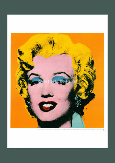 Andy Warhol: 'Marilyn (Orange)' 1998 Offset-lithograph