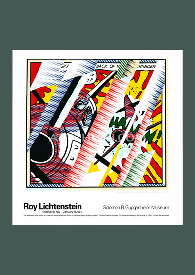 Roy Lichtenstein: 'Reflections: Whaam!' 1993 Offset-lithograph
