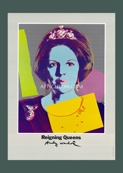 Andy Warhol: 'Reigning Queens (Beatrix)' 1986 Offset-lithograph