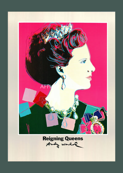 Andy Warhol: 'Reigning Queens (Margrethe II)' 1986 Offset-lithograph