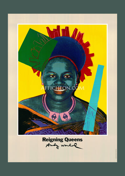 Andy Warhol: 'Reigning Queens (Ntombi)' 1986 Offset-lithograph