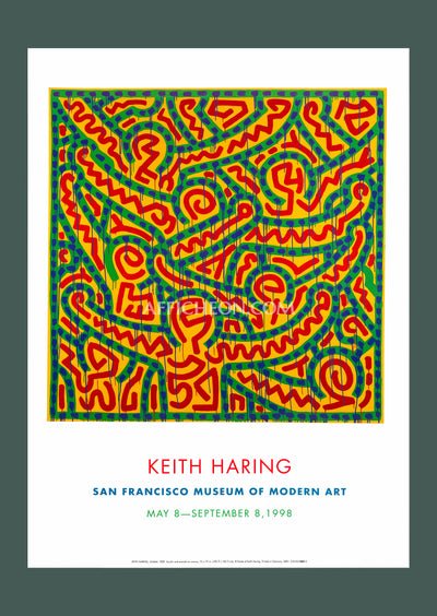 Keith Haring: 'Untitled (1989)' 1998 Offset-lithograph