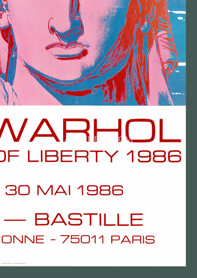 Andy Warhol: '10 Statues Of Liberty' 1986 Offset-lithograph