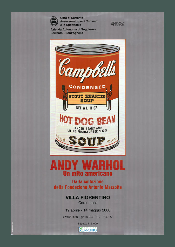 Andy Warhol 'Campbell's Soup (Hot Dog Bean)' 2000 Vintage Original
