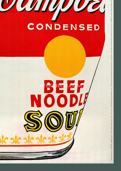 Andy Warhol: 'Crushed Campbell's Soup Can (Beef Noodle)' 1993 Offset-lithograph