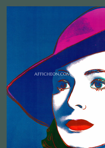 Andy Warhol: 'Ingrid Bergman (With Hat)' 1993 Offset-lithograph
