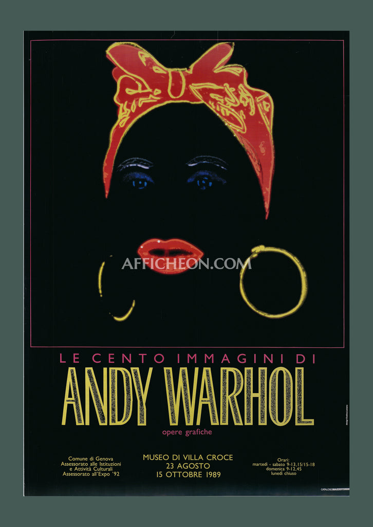 お値下げしました アンディウォーホル マミー Mammy 1989 Andy Warhol 'Mammy' 1989 Vintage Original Poster Print