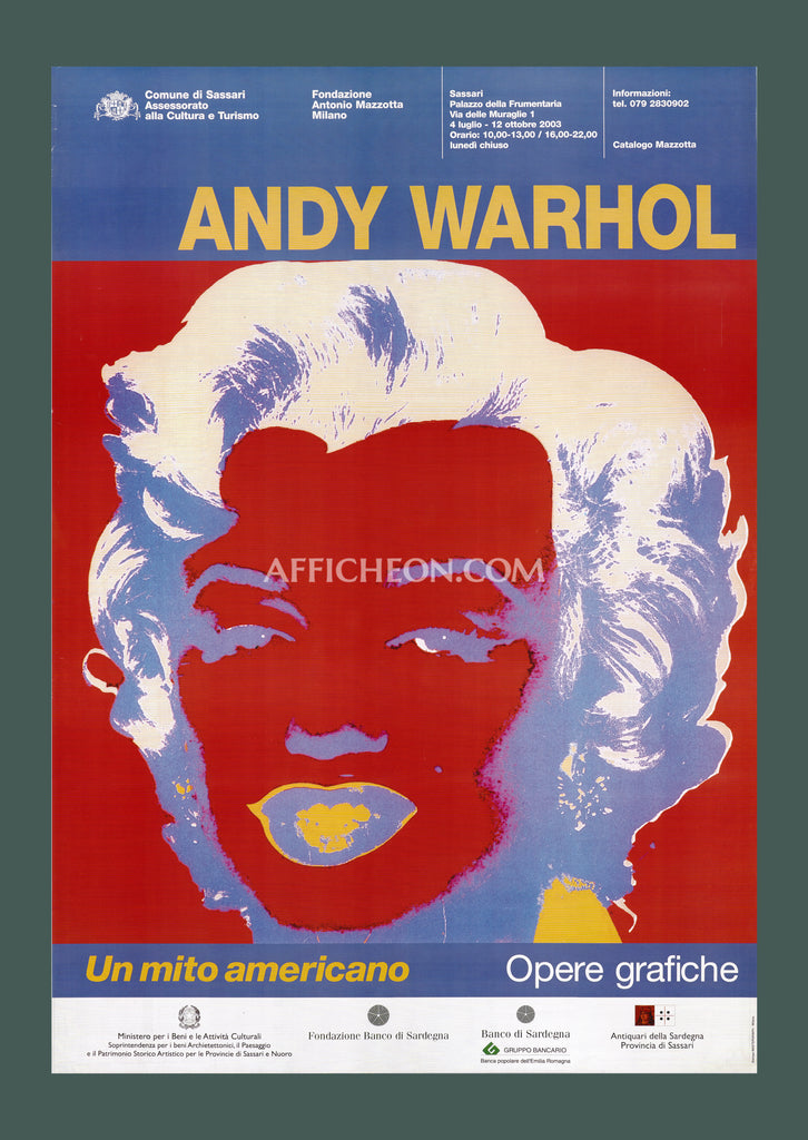 Yahoo!オークション - 『ANDY WARHOL』1980年 “MARILYN