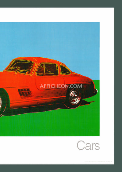 Andy Warhol: 'Mercedes-Benz 300 SL Coupé' 1988 Offset-lithograph