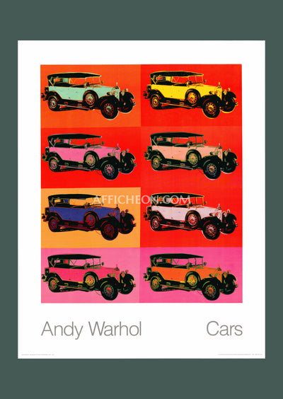 Andy Warhol: 'Mercedes-Benz Typ 400 Tourenwagen' 1988 Offset-lithograph