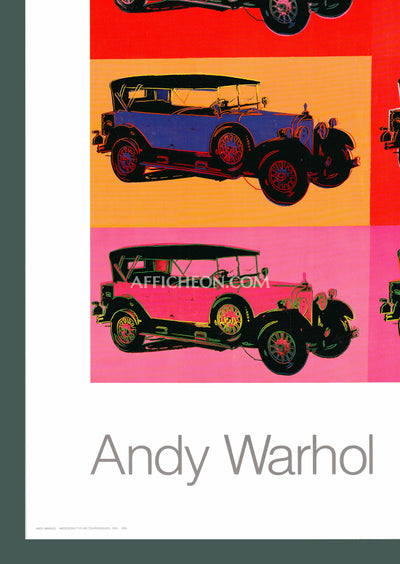 Andy Warhol: 'Mercedes-Benz Typ 400 Tourenwagen' 1988 Offset-lithograph