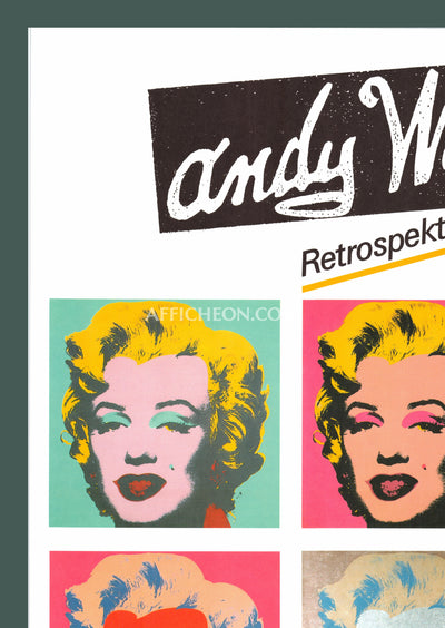 Andy Warhol: 'Marilyn (Retrospective)' 1989 Offset-lithograph