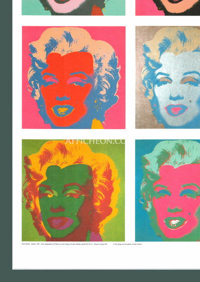 Andy Warhol: 'Marilyn (Retrospective)' 1989 Offset-lithograph